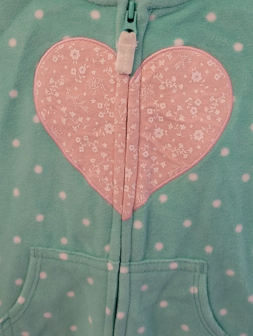 NWT Carter's Zip Up Footless Sleeper